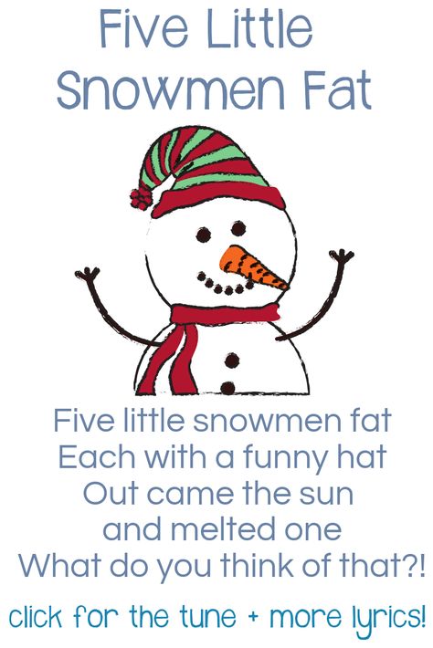 Snowmen can come out at any time of year when you use a flannel board version :)  Early math and literacy skills a bonus!  Click for the adorable felt set and video.  #circletime #lessonplans #wintertheme #snowman Winter Flannel Board Stories, 5 Little Snowmen, Five Little Snowmen, Toddler Circle Time, Felt Boards, Flannel Board Stories, Nursery Rhymes Games, Preschool Circle Time, More Lyrics