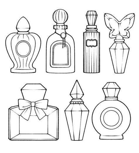 Perfume Bottle Tattoo, Dresses Corset, Bottle Drawing, Perfume Bottle Design, Potion Bottles, Incredible Edibles, Clothing Designs, Cover Ideas, Arte Inspo