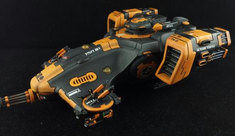 devilfish - nice clean paint job, orange and black Optimus Prime Toy, Tau Army, Tau Warhammer, 40k Armies, Tau Empire, Warhammer Paint, Army Colors, Warhammer Models, Warhammer 40k Artwork