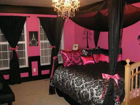 Bedroom Tapestry, Curtains, Bedroom, Furniture Design, Gothic House, Interior Furniture, The Last Time, Red And Black, Bed