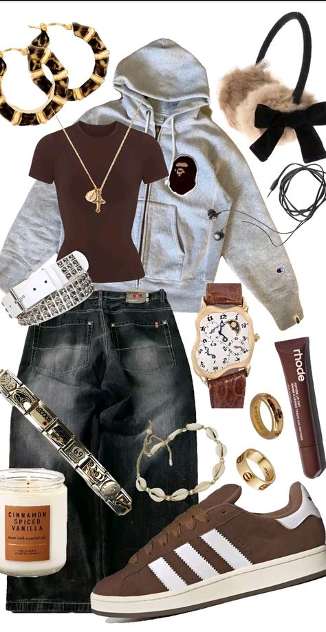 Baggy jeans outfit inspo Baggy Ripped Jeans Outfit Black Women, Baggy Jeans Outfit Streetwear, 2000s Baggy Jeans Outfit, Baggy Jeans Party Outfit, Outfits To Wear With Baggy Jeans, Outfits Inspo Streetwear, Where To Get Baggy Jeans From, Baggy Inspo Outfits, Outfit Inspo With Baggy Jeans