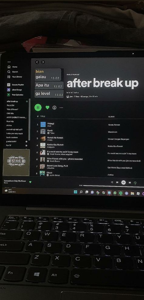 Break Up Cover Playlist, Playlist Spotify, Spotify Playlist, Music, Quick Saves