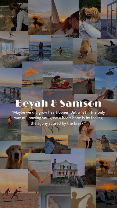 Beyah And Samson Heart Bones, Heartbones Colleen Hover, Heart Bones Aesthetic Wallpaper, Beyah Heart Bones, Summer Of Hearts And Souls, Heart Bones Book, Samson Heart Bones, Colleen Hoover Heart Bones, Heart Bones Colleen Hoover Aesthetic