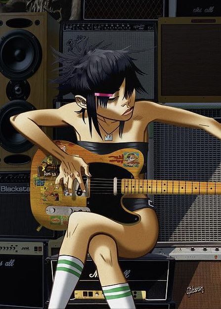 Noodle From Gorillaz, Gorillaz Noodle, Jamie Hewlett, I Love Her So Much, Love Her So Much, Phase 4, April 3, Gorillaz, I Love Her