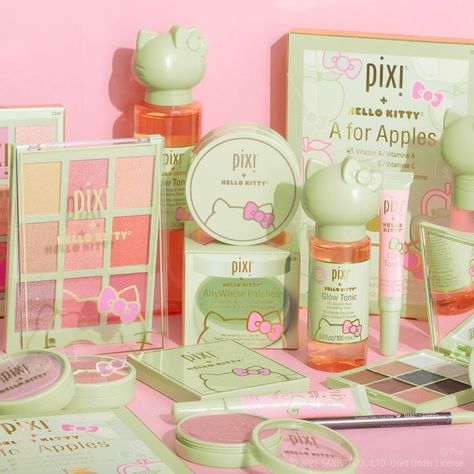 Pixi Hello Kitty, Hello Kitty Products, Apple Extract, Alat Makeup, Glow Tonic, Hello Kitty Makeup, Hello Kitty Rooms, Global Icon, Hello Kitty Accessories