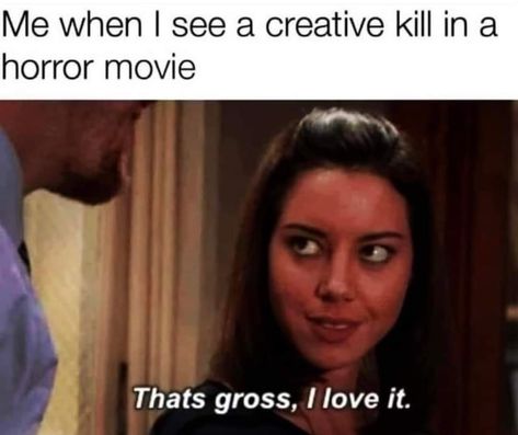 Spooktober Memes, Horror Movie Quotes, Horror Quotes, Horror Movies Funny, Scary Funny, Horror Lovers, Funny Horror, Movie Memes, Dark Memes