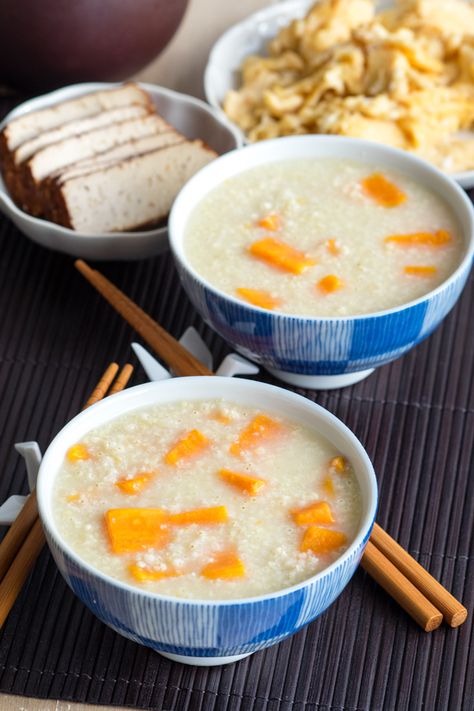 Chinese Millet Recipes, Chinese Snack Recipes, Soupy Rice, Ancient Chinese Food, University Meals, Feminist Propaganda, Porridge Healthy, Taiwanese Breakfast, Millet Porridge