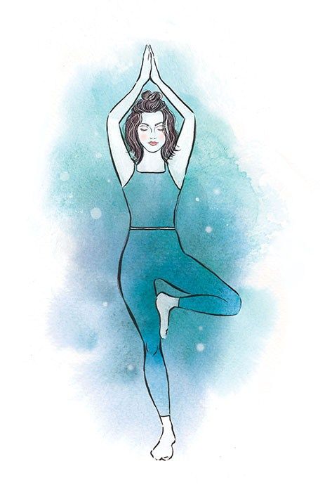 Lunar yoga tree pose Yoga Postures Pictures, How To Draw Yoga Poses, Tree Pose Tattoo, Yoga Drawing Easy, Yoga Pose Drawing Simple, Yoga Poses Drawing, Yoga Sketch Art, Yoga Drawing Illustrations, Yoga Sketch Draw