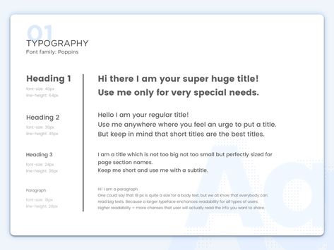 Typography style guide typography system style guide typography guide font poppins web design Style Guide Typography, Typography Style Guide, Typography Hierarchy, Typography System, Fonts Website, Types Of Fonts, Typography Rules, Font Love, Bold Serif Fonts