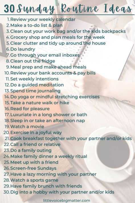 30 Sunday Routine Ideas Sunday Habits, Self Care Plan, Self Care Aesthetic, Sunday Planning, Sunday Routine, Self Care Quotes, Routine Ideas, Self Care Ideas, Face Shape Hairstyles