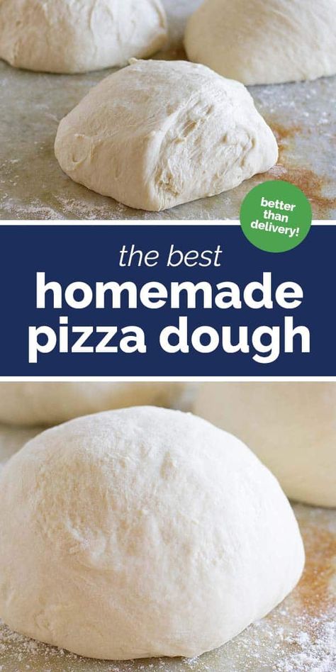 My all-time favorite homemade pizza dough recipe, this recipe has been tried and tested week after week, making the best homemade pizza. My family now likes homemade pizza better than take-out! #recipe #pizza #pizzadough #homemadepizza Best Homemade Pizza Dough Recipe, The Best Homemade Pizza Dough Recipe, The Best Homemade Pizza Dough, Best Homemade Pizza Dough, The Best Homemade Pizza, Homemade Pizza Dough Recipe, Pasta Per Pizza, Best Pizza Dough, Best Homemade Pizza