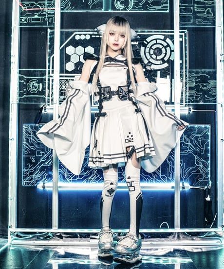 Cyberpunk Outfits Female, Jpop Idol Outfits, Cyper Punk, Idol Costume, Slay Outfits, Morning Dew, Fashion Inspiration Design, Punk Fashion, Pretty Dresses