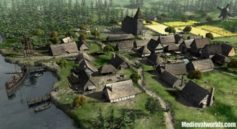 medieval village - | Fantasy Medieval Village Homes | Pinterest ... Medieval Farm Layout, River Town Fantasy Art, Medieval Village Map, Medieval Village Layout, Medieval Town Layout, Medieval Village Art, Medieval Farm, Village Layout, Village River