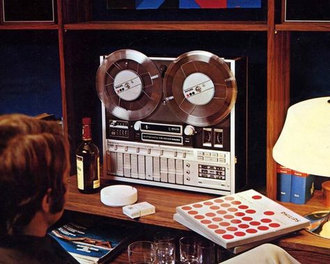 Retro Tech, Magnetic Tape, Retro Stuff, Tape Recorder, Hifi Stereo, Record Players, Recorders, Old Ads, Hifi Audio