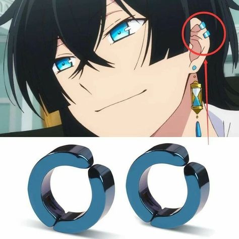 Anime Earrings Drawing, Vanitas Earring, Anime Accessories Jewelry, Earrings Anime, Anime Necklace, The Case Study Of Vanitas, Case Study Of Vanitas, Anime Earrings, Amazon Jewelry