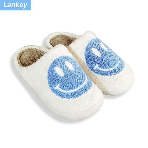 Arrives by Thu, Mar 30 Buy Smiley Face Slippers for Women Men, Anti-Slip Soft Plush Comfy Indoor Slippers, US 7-8 (39-40) at Walmart.com Blue Happy Face, Happy Face Slippers, Smiley Face Slippers, Lined Crocs, Ugg Slippers Women, Blue Slippers, Grey Slippers, Casual Slip On Shoes, Plush Slippers