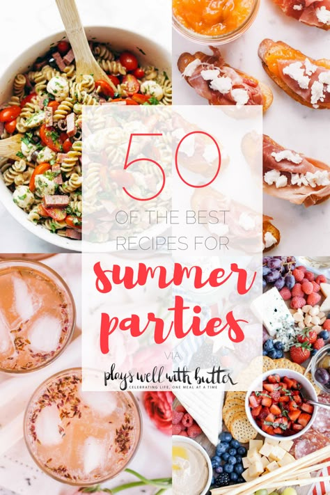 Easy Entertaining Food, Summer Party Food, Summer Dinner Party Menu, Summer Food Party, Single Season, Lunch Party, Recipes For Summer, Cake Mug, Dinner Party Summer