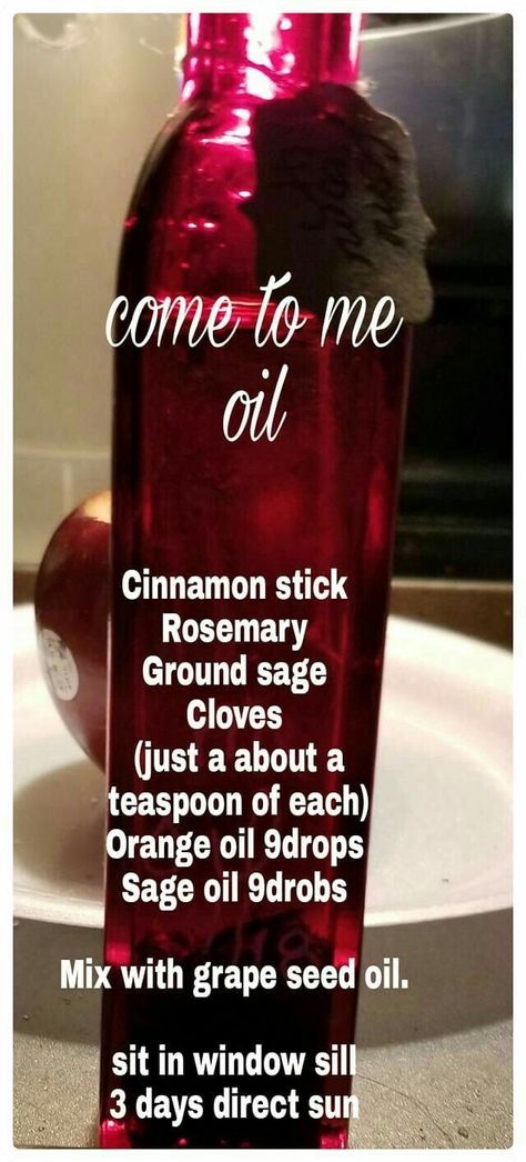 Come To Me Oil Recipe, Come To Me Oil, Magick Oil, Hoodoo Oils, Hoodoo Magic, Conjure Oil, Magic Spell Book, Magic Herbs, Magick Spells