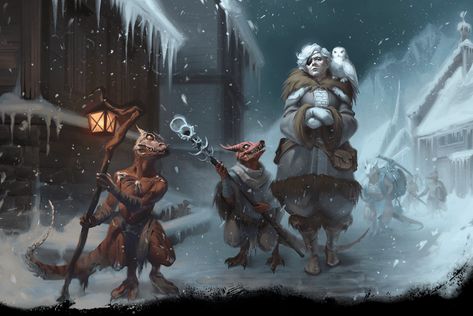 Icewind Dale, Dnd Races, Forgotten Realms, Fantasy Theme, High Fantasy, Fantasy Inspiration, Woodland Creatures, Freelance Illustrator, Sci Fi Art