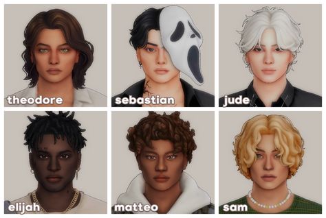 Sims 4 Tray Files Male, Male Sims Dump, Sims 4 Content, Male Sims, Sims Download, Sims 4 Hair Male, The Sims 4 Skin, Play Sims 4, Sims 4 Anime