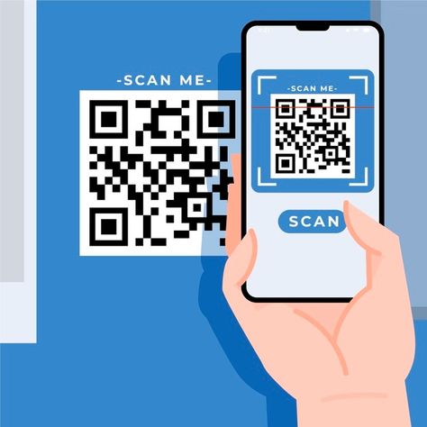 Smartphone scanning qr code | Free Vector #Freepik #freevector #label #abstract #technology #phone Qr Code Maker, Qr Code Art, Barcode Generator, Free Qr Code, Qr Code Generator, Whatsapp Profile Picture, Graphic Design Infographic, Whatsapp Profile, Food Advertising