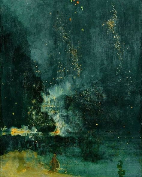 Art history Gallery (@artoutlaws) posted on Instagram: “James Abbott McNeill Whistler (1834 - 1903): Nocturne in Black and Gold: The Falling Rocket, 1875, oil on panel, 60.3 x 46.4 cm, Detroit…” • Nov 20, 2021 at 2:26pm UTC Art History, Black, History, Nocturne In Black And Gold, James Abbott Mcneill Whistler, Whistler, Black And Gold, Rocket, Gold