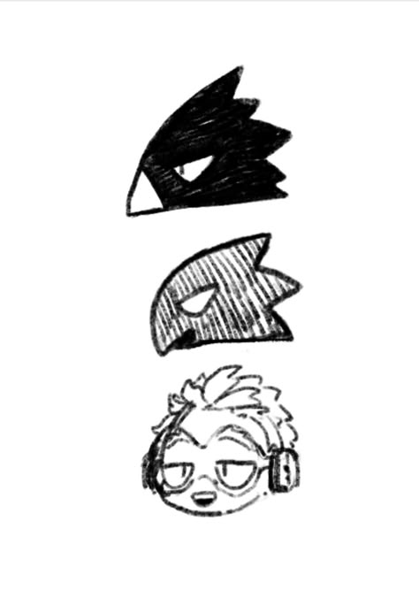 Simple My Hero Academia Tattoos, Mha Symbols, Anime Small Drawings, Kaminari Drawing, Mha Tattoos Simple, Chibi Hawks, Hawks Tattoo, Mha Doodles, Simple Anime Tattoos