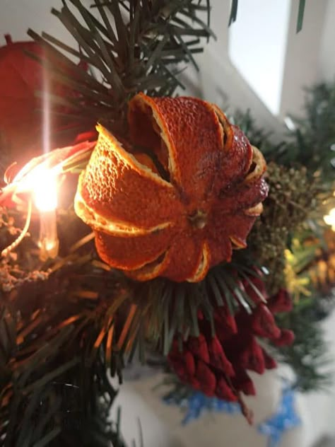 Full step-by-step instructions on how to dry your own whole oranges to create natural Christmas decorations for the home. #christmas #christmascrafts #naturalcrafts #christmasdecoration How To Dry Whole Oranges, Orange Christmas Decor, Natural Christmas Decorations, Orange Christmas Tree, Orange Pomanders, Dried Citrus, Natural Christmas Tree, Natural Christmas Decor, Orange Candle