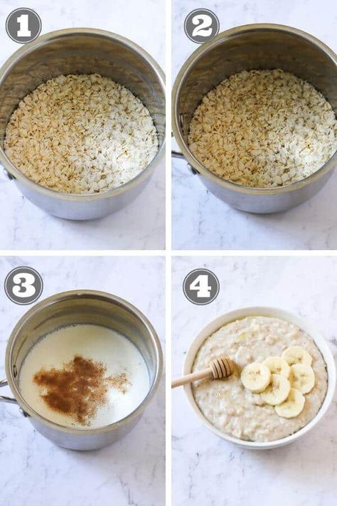 How To Prepare Oatmeal, Microwave Oats, Quaker Oats Recipes, Oats With Milk, Cook Oatmeal, How To Make Porridge, Make Oatmeal, How To Make Oats, Healthy Foods To Make