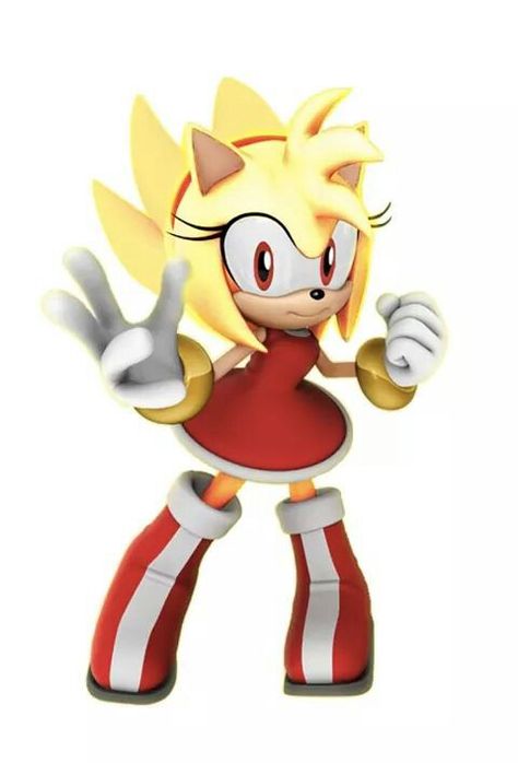 Super AMY!! Popstar Amy Rose, Super Amy Rose, Classic Amy Rose, Sonic And Amy Pixel Gif, Amy Rose With Long Hair, Movie Amy, Sonic Project, Sonic Boom Amy, Sonic Family