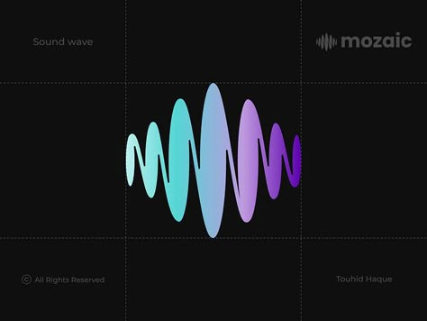 Soundwave Logo, Sound Wave Logo, Sound Waves Design, Learn Ux Design, Sound Logo, Music Waves, Wave Logo, Waves Logo, Sound Wave