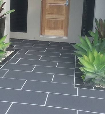 Covercrete Tile For Front Porch, Porch Granite Flooring Design, Car Parking Tiles Design Indian, Car Porch Floor Tiles Design, Parking Tiles Design Indian, Tiles Porch, Design Tiles Floor, Carport Floor, Porch Tile Ideas