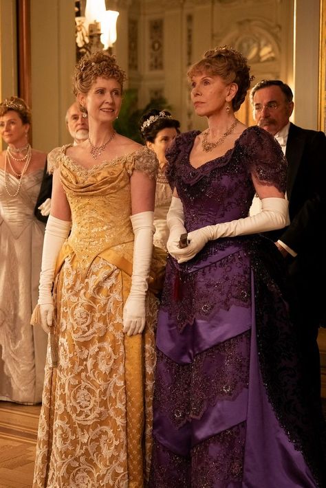 Cynthia Nixon as Ada Brook & Christine Baranski as Agnes van Rhijn in The Gilded Age (2022)