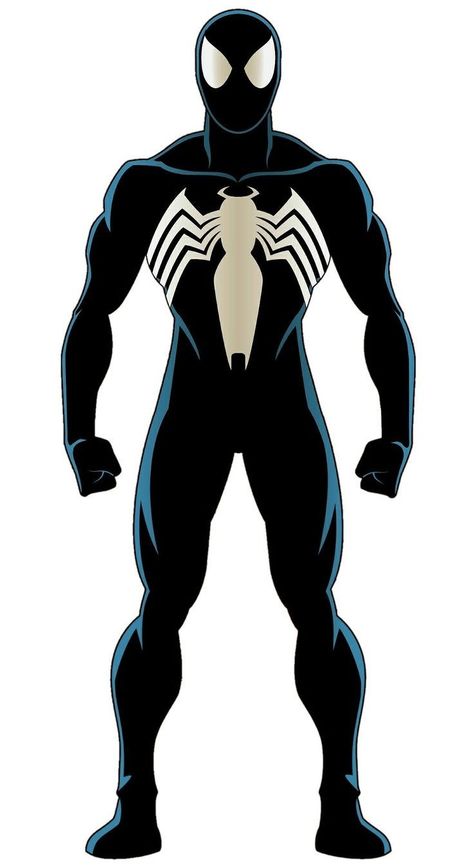 Spider Man Dibujo, Spider Man Black Suit, Spider Man Animated Series, Spider Man Venom, Symbiote Spiderman, Venom Spiderman, Superman And Spiderman, Marvel Avengers Assemble, Spiderman Suits