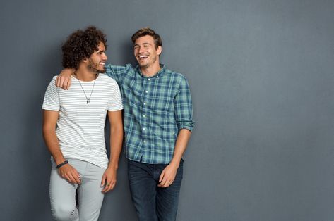 When Did Touch Between Male Friends Become Taboo? | HuffPost Funny Friendship Pictures, Friendship Pictures Quotes, David And Jonathan, Male Friends, Friendship Pictures, Friendship Humor, Friends Laughing, Celebrity Style Red Carpet, True Friendship