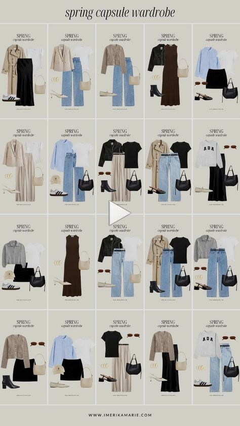 Essentials Capsule Wardrobe, Chic Capsule Wardrobe, Smart Casual Women Outfits, Capsule Wardrobe Casual, Capsule Wardrobe Women, Spring Wardrobe Essentials, Summer Outfits 2024, Capsule Wardrobe Essentials, Capsule Wardrobe Outfits