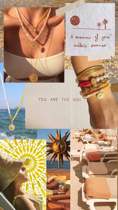 Sun jewelry - a sun pendant necklace and a sun bracelet with a beach aesthetic and summer aesthetic Greece Bracelet, Greek Jewelry Designers, Sun Jewelry, Greek Summer, Yellow Agate, Holiday Pops, You Are The Sun, Sun Charm, Sun Pendant