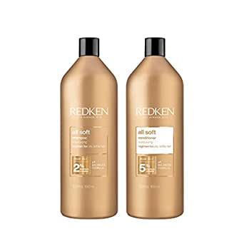 Redken Shampoo, Redken All Soft, Dry Brittle Hair, Shampoo And Conditioner Set, Argan Oil Hair, Moisturizing Conditioner, Moisturizing Shampoo, Brittle Hair, Moisturize Hair