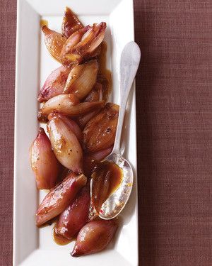 https://www.marthastewart.com/337608/glazed-shallots Glazed Shallots, Shallots Recipe, Shallot Recipes, Roasted Shallots, Caramelized Shallots, Thanksgiving Cooking, Become Rich, The Onion, Thanksgiving Sides