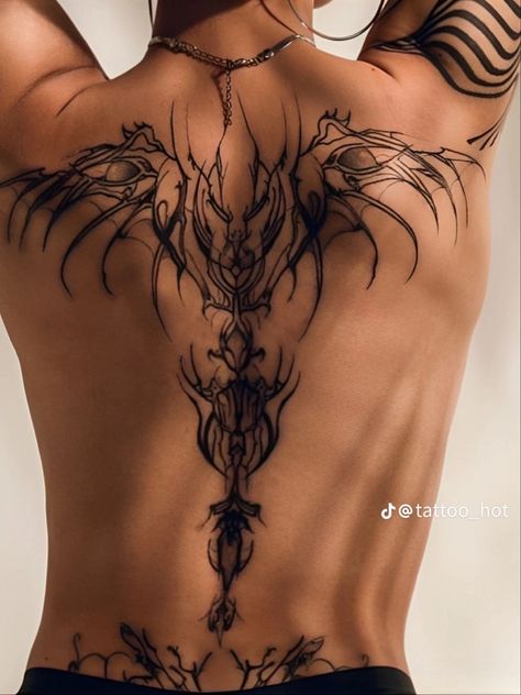 Back Tattoos For Guys, Geniale Tattoos, Tattoo Style Drawings, Discreet Tattoos, Spine Tattoos, Elegant Tattoos, Back Tattoos, Dope Tattoos, Simplistic Tattoos