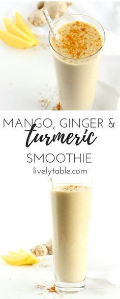 Smoothie Kale, Papaya Smoothie, Nutrient Packed Smoothies, Resep Smoothie, Turmeric Smoothie, Smoothie Detox, Healthy Breakfast Smoothies, Ginger Turmeric, Makanan Diet