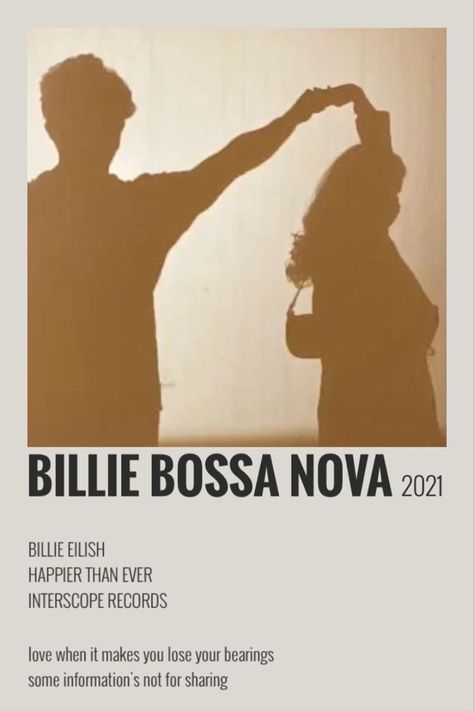 polaroid poster Billie Bossa Nova Poster, Music Polaroid Posters, 2000 Aesthetic Wallpaper, Billie Bossa Nova, Song Cards, Song Posters, Polaroid Posters, Music Poster Ideas, Vintage Music Posters