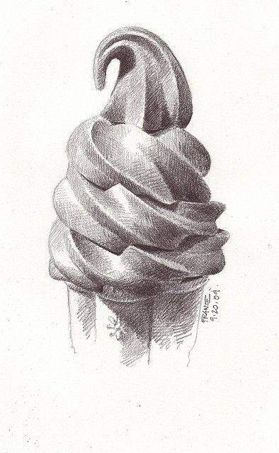 wagonized is a genius with light and shade Realistic Drawings Of Objects, Hatch Drawing, Easy Pencil Drawings, Value Drawing, Tea Ice Cream, Green Tea Ice Cream, Observational Drawing, Object Drawing, Pencil Drawings Easy