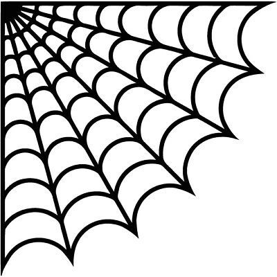 There are 3 parts to a decal. The vinyl decal, the backing paper and the transfer tape. They are very easy to apply, just peel back the decal, place onto desired area, and remove the backing tape! Spider Web Corner, Corner Spider Web, Spider Web Drawing, Web Tattoo, Halloween Decals, Halloween Vinyl, Sticker Decoration, Corner Window, Spiderman Birthday