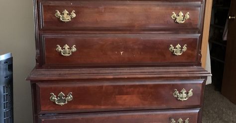 I loved this set so much when I got it for our bedroom 10 years ago... but I am over the super shiny cherry finish. However, the set is very well made solid wood so I will not sell or get rid of it, but help it evolve with us. So I took on of the dressers down from this cherry finish to a trendy bare wood look. Starting point This is the finish that I was working with. I forgot to take a picture of the actual dresser I'm working on but it was the exact same finish. I didn't have the… Plastic Scraper, Bleached Wood, Whitewash Wood, Raw Wood, I Got It, I Forgot, Kitchen Dining Furniture, White Wash, Got It