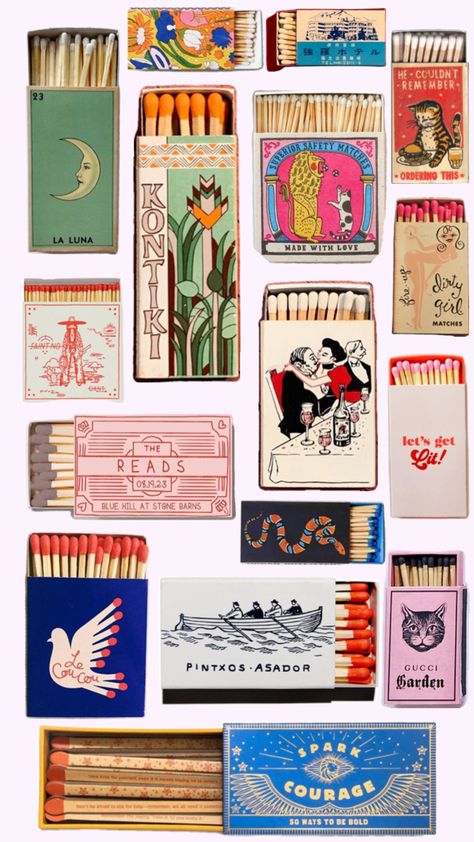 matches | aesthetic | colorful | lock screen | wallpaper | trinkets | poster | cute Matches Wallpaper, Colorful Lockscreen, Matches Aesthetic, Clear Phone Case Design, Poster Cute, Matchbook Art, Collage Art Projects, Matchbox Art, Playing Cards Design