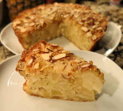 French Apple-Almond Cake – Goddess Cooks Apple Almond Cake, Apple And Almond Cake, Almond Desserts, Almond Flour Cakes, French Apple Cake, Apple Cakes, Almond Cake Recipe, Types Of Desserts, Almond Flour Recipes