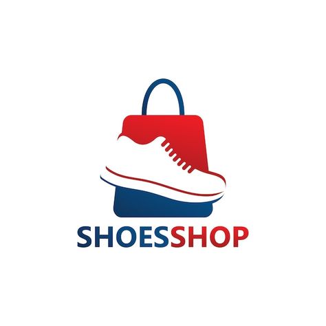 Shoes shop logo template design | Premium Vector #Freepik #vector #logo-elements #boutique #boutique-logo #business-vintage Shoes Logo Design, Brand Logo Ideas, Boutique Logo, Shoes Shop, Logo Ideas, Shop Logo, Premium Vector, Brand Logo, Template Design