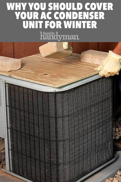 Ac Unit Cover, Diy Ac, Home Maintenance Tips, Diy Air Conditioner, Air Conditioner Maintenance, Air Conditioner Condenser, Clean Air Conditioner, Air Conditioner Cover, Home Maintenance Checklist