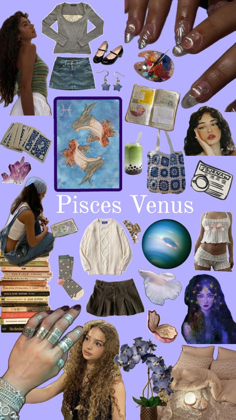 Pieces Outfits Zodiac, Pisces + Core + Aesthetic, Venus In Pisces, Gemini And Pisces, Venus Fashion, Pisces Moon, Deep Winter, Venus Dresses, Sea Witch